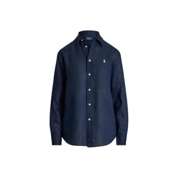 Polo Ralph Lauren Logo Embroidered Curved Hem Polo Shirt
