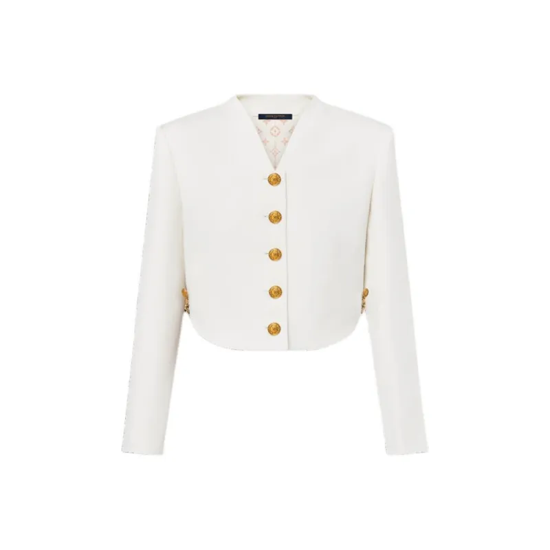 LOUIS VUITTON Chain Detail Cropped Jacket-0