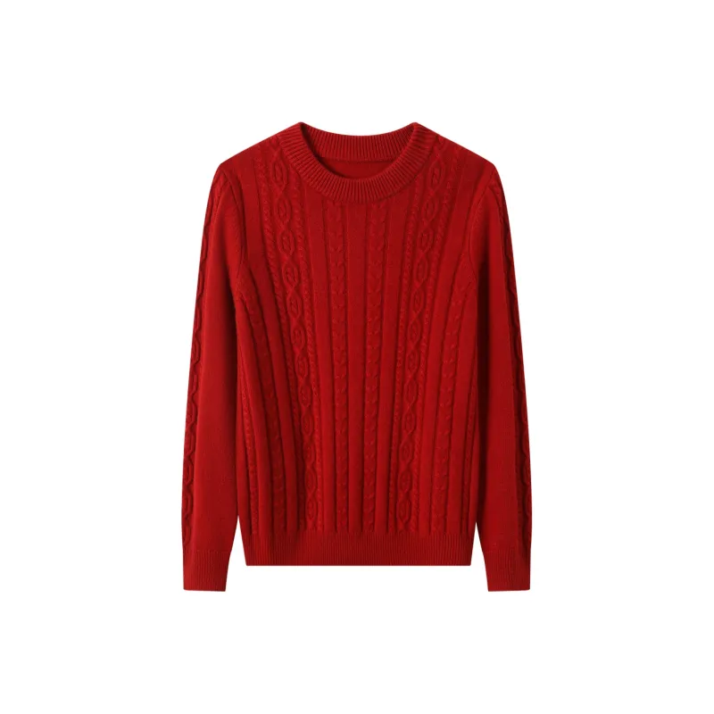 H YXIANG Cashmere Sweater Women's-4