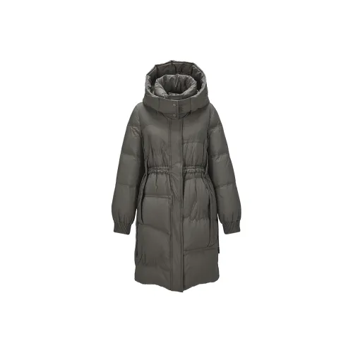 XIANGYING Down Jackets Women's Gray
