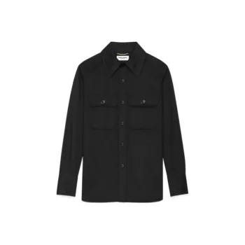 SAINT LAURENT Saharienne Buttoned Shirt