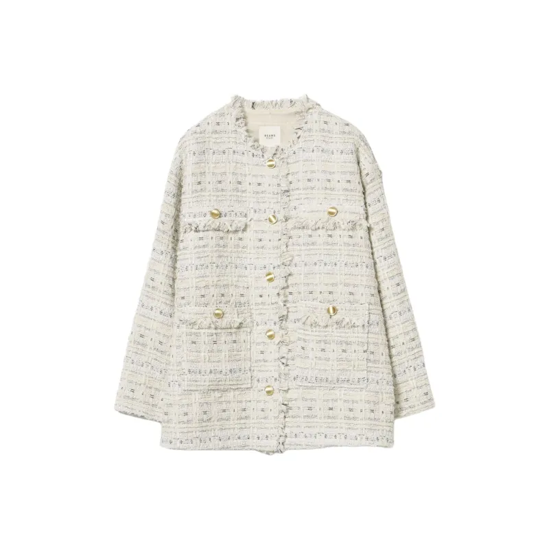 Beams Jackets & Coats Women's Ivory White-0