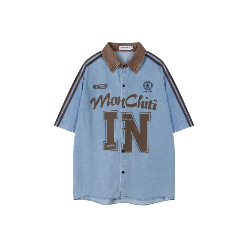 BEAR UNION Shirts Unisex Sky Blue-0
