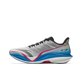 Anta MACH 5.0 Anti Slip Wear Resistant Low Top Casual Running Shoes Men's Gray Black Blue