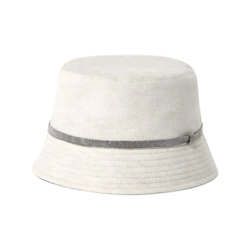 Brunello Cucinelli Monili embellished Bucket Hat-0