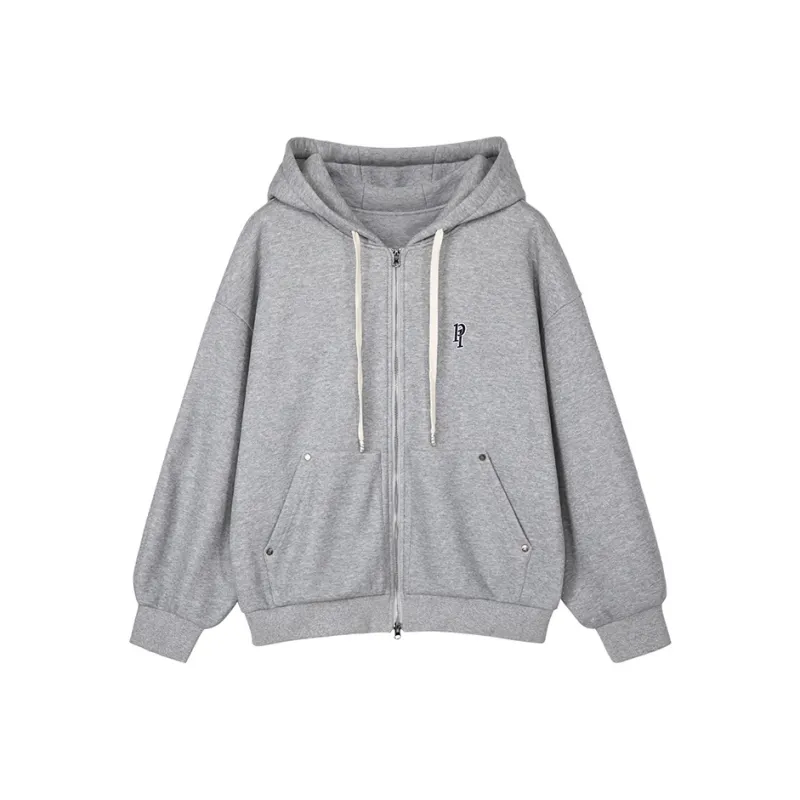 PLUSONEONE+ Sweatshirt Jacket Women's-4