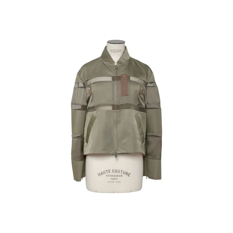 Sacai Cropped Bomber Jacket-0