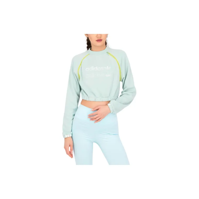 Adidas Originals Sweatshirt Women's Light Green-0
