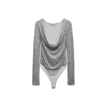 ZARA Bodysuits Women's Silver