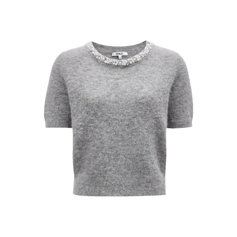 ONLY Knitwear Women's Light Gray Multicolor-0
