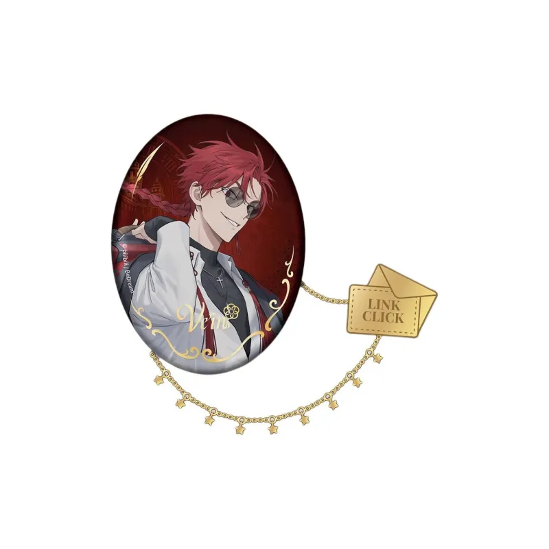 March·Monster Cheng Xiaoshi & Lu Guang Animation, Yingdulai Letter, Collection, Oval Set VEIN Xiafei, Liu Xiao Badges-0