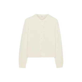 ARITZIA Cashmere Bare Cashmere Crew Cardigan Cashmere Sweater Women's Whisper White/Echo White