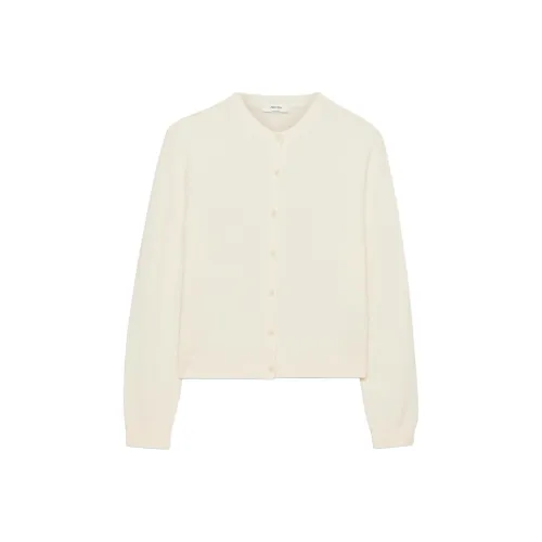 ARITZIA Cashmere Bare Cashmere Crew Cardigan Cashmere Sweater Women's Whisper White/Echo White