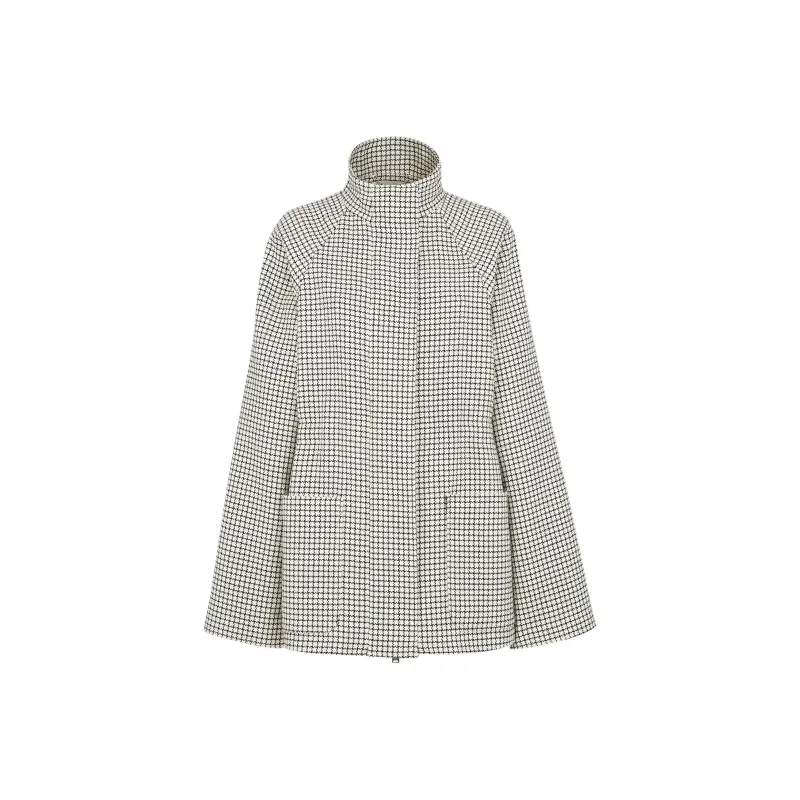 FENDI Detachable Hood Checked Parka-0