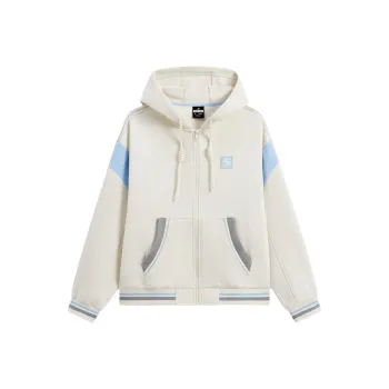 XTEP Jackets Coats Women's Cotton White/Azure Blue