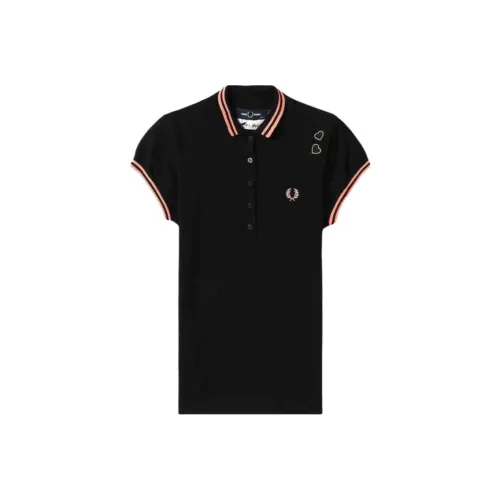 FRED PERRY x Amy Winehouse Polo Shirt Women's Black BKX
