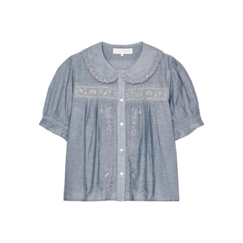 ZARA Shirts Women's Blue/Gray-0