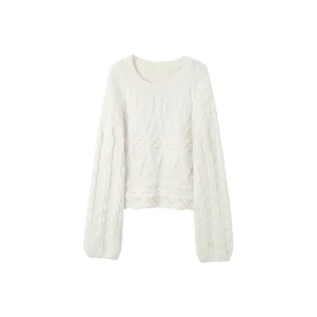 3COLOUR New Year Knitwear Women's Ecru