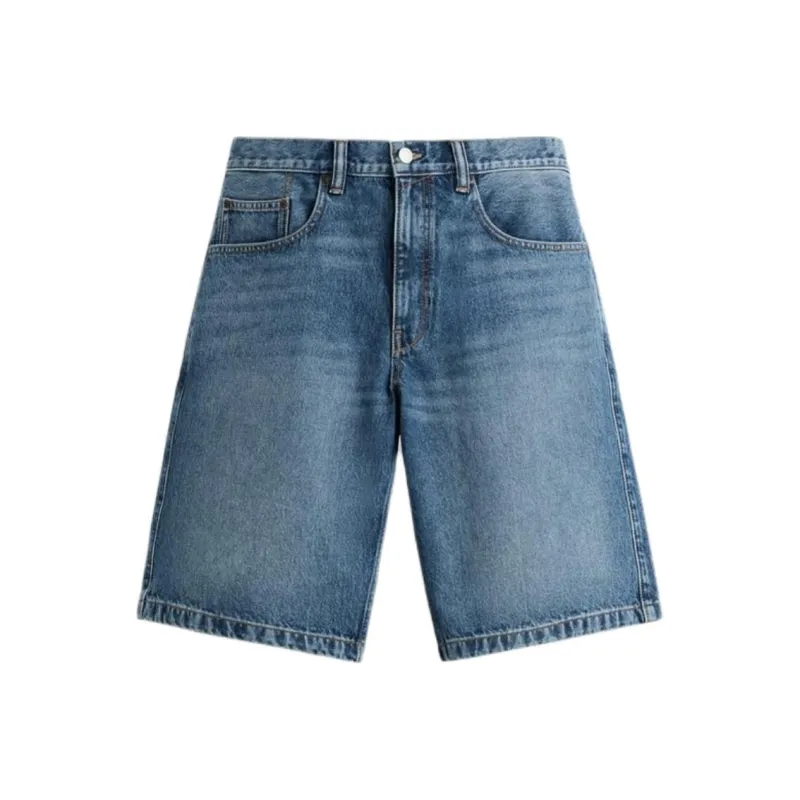 ZARA Denim Shorts Men's Medium Blue-0