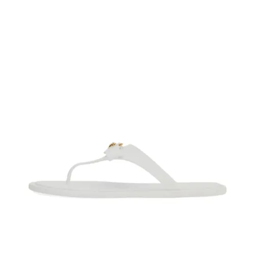 FANSIZHE Flip Flops Women's White