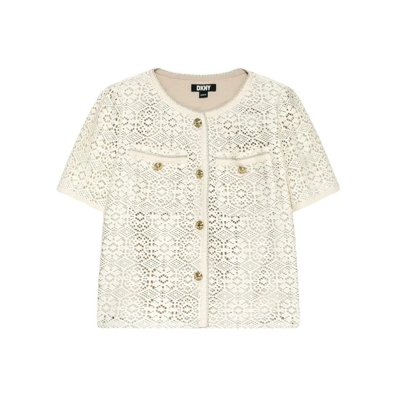 DKNY Jackets & Coats Women's White-0