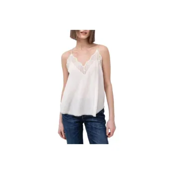 Zadig & Voltaire Lace trim Tank Top