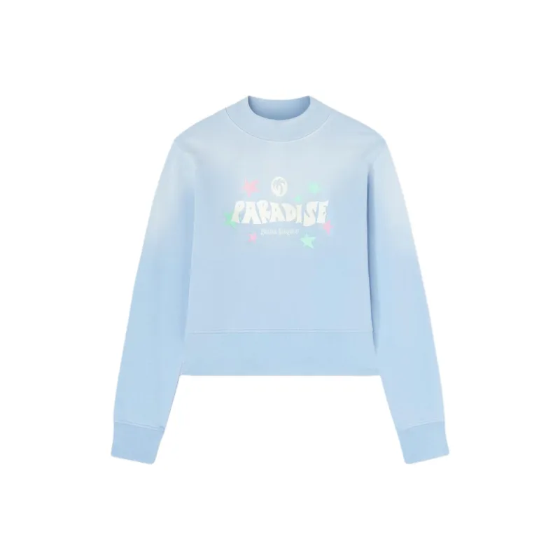 PALM ANGELS Paradise Printed Crewneck Sweatshirt-0