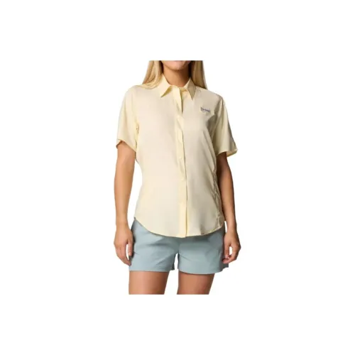 Columbia PFG Tamiami Shirt Women's Lemon Renew