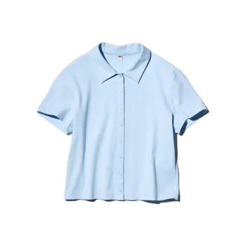 UNIQLO Polo Shirt Women's Aqua Blue