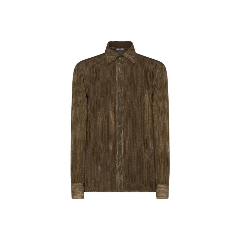 TOM FORD Silk blend Long sleeve Shirt-0