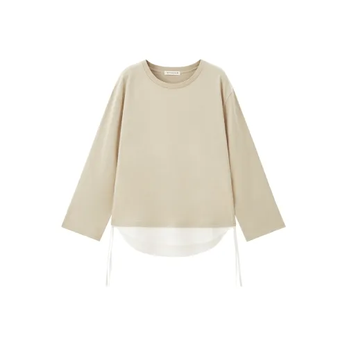 UNIQLO T Shirts Women's 10 Apricot