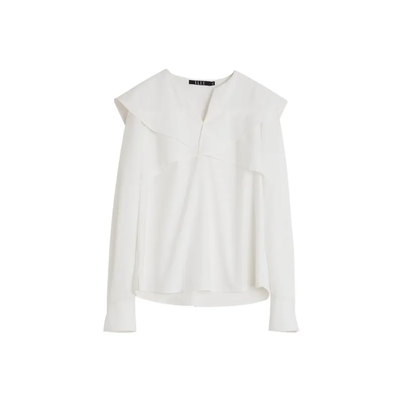 ELLE Shirts Women's White-0