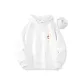White, Fleece-Lined