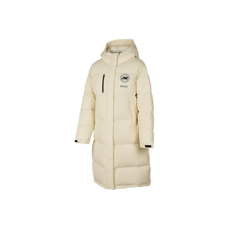 Skechers Down Jacket Women's Pearl White-0