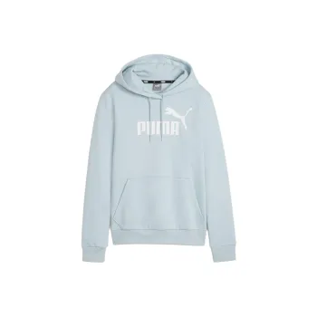 PUMA Essentials Logo FL Women's Hoodie Sweatshirt Women's Light Blue