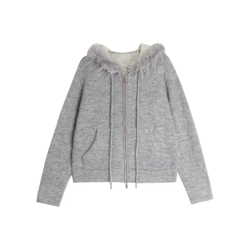ELLE Knitwear Women's Medium Gray-0