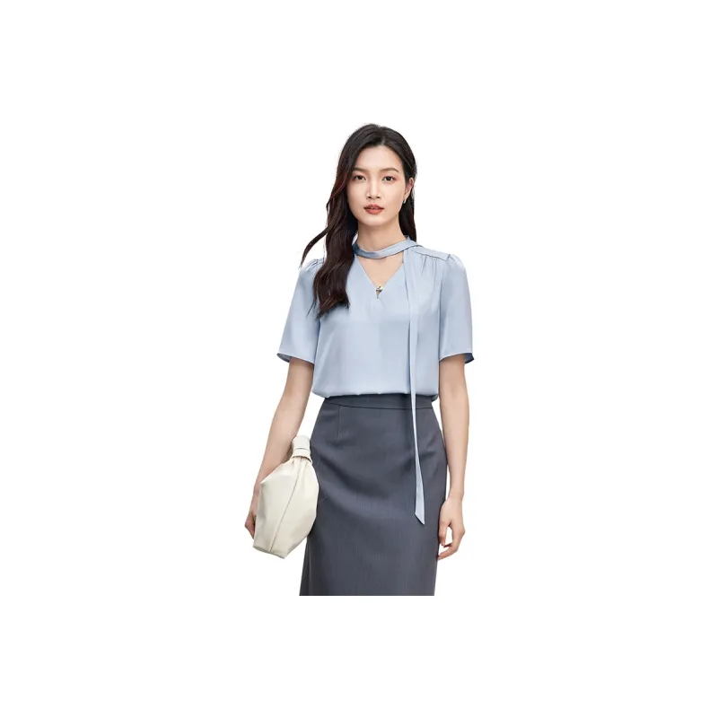 SENTUBILA Chiffon Shirt Women's-21