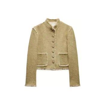 ZARA ZW Series Jackets Coats Women's Light Khaki