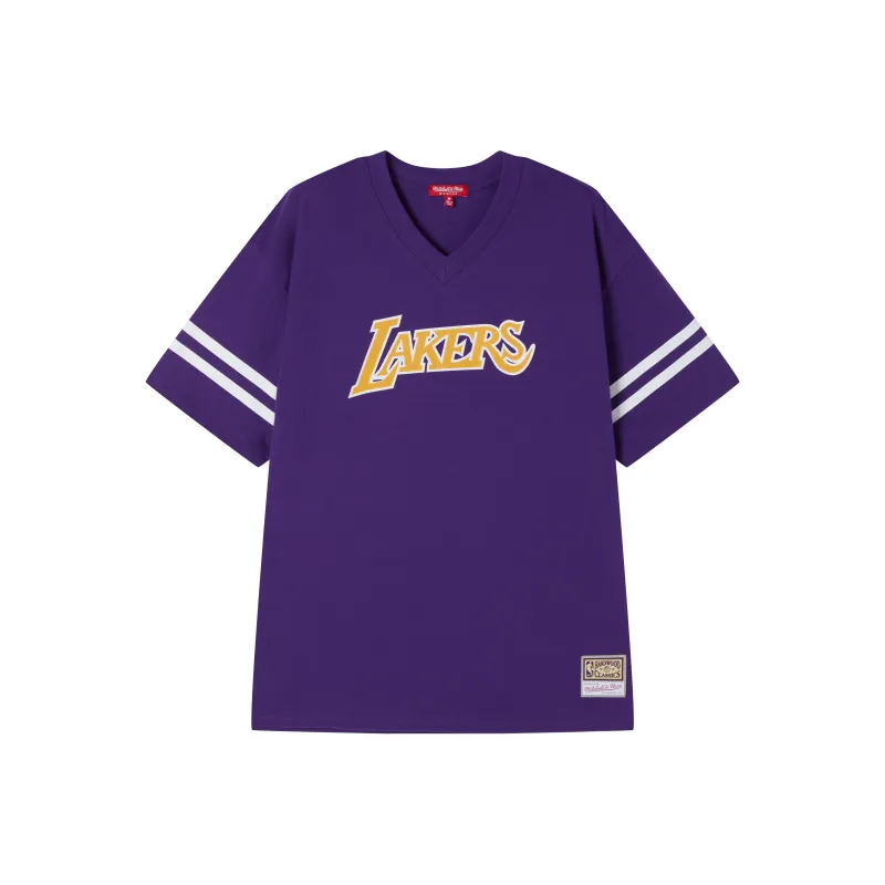 Mitchell & Ness Drop Shoulder Sleeve T Shirt Women's Purple-0