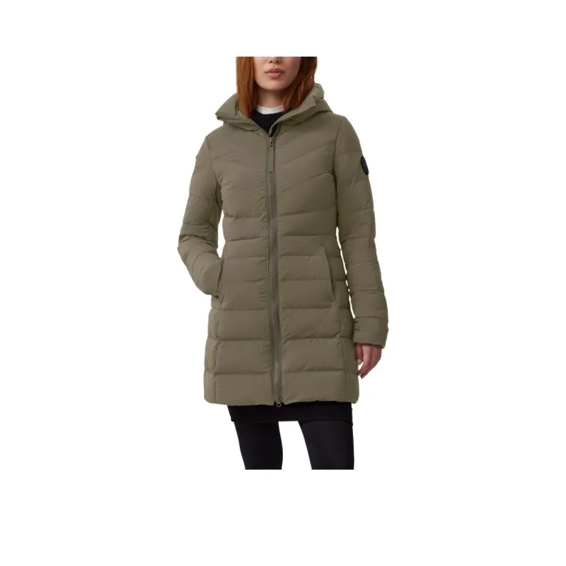Canada Goose Down Jacket Women's Gray Green-0