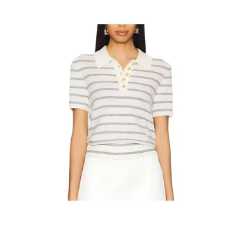 Veronica Beard Brandt Polo Top