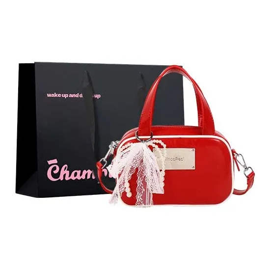 Champion Cub PU Handbag Regular Women's Pink/White/Red/Blue/Black-10