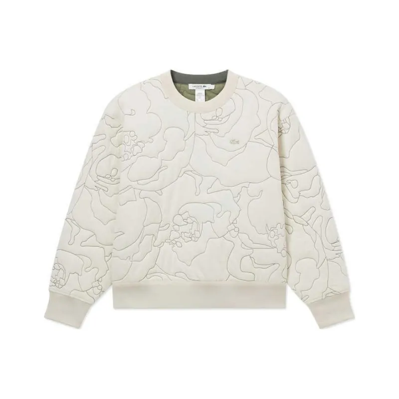 LACOSTE Embroidered Logo Crewneck Sweater-0