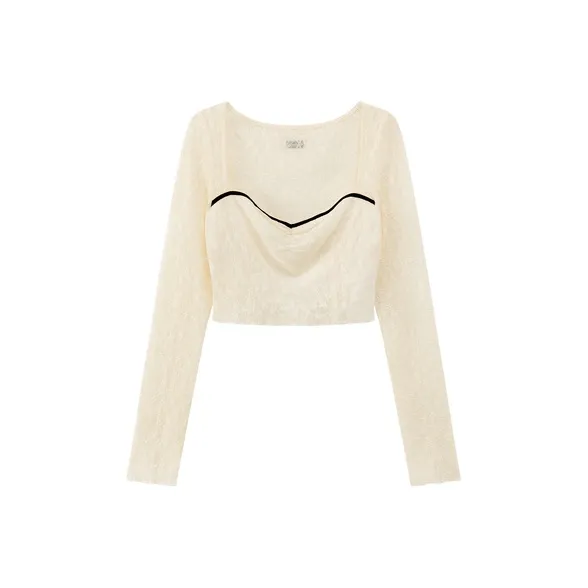 CHUU Chiffon Shirts Women's Ecru-0