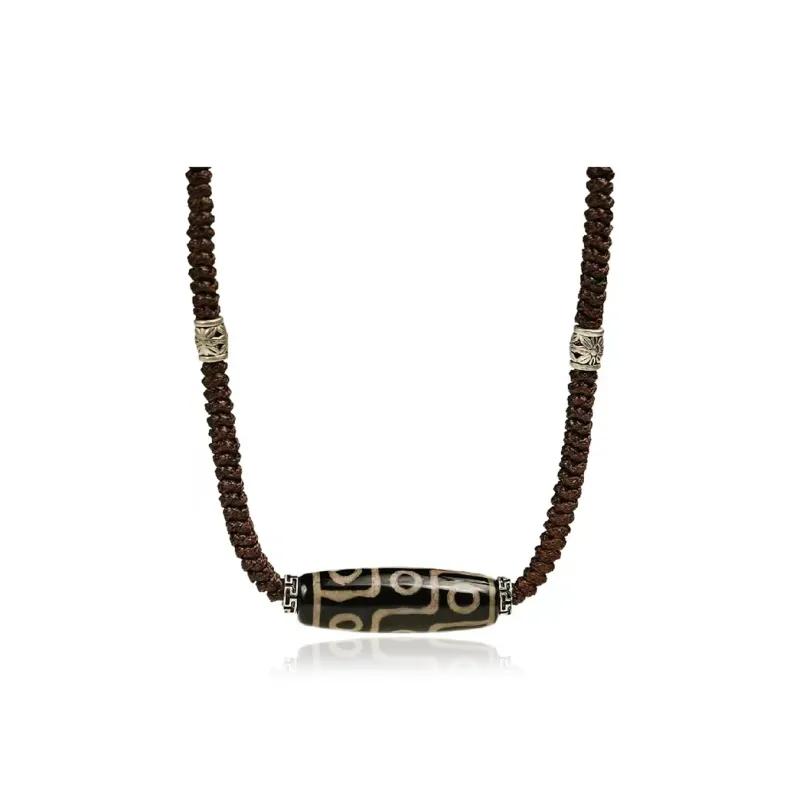 MUXIANG Agate Jade Necklaces Unisex-0