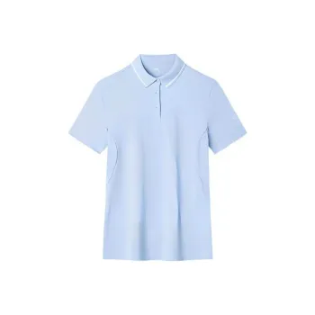 CHAOJIANTA Polo Shirt Women's Dust Blue