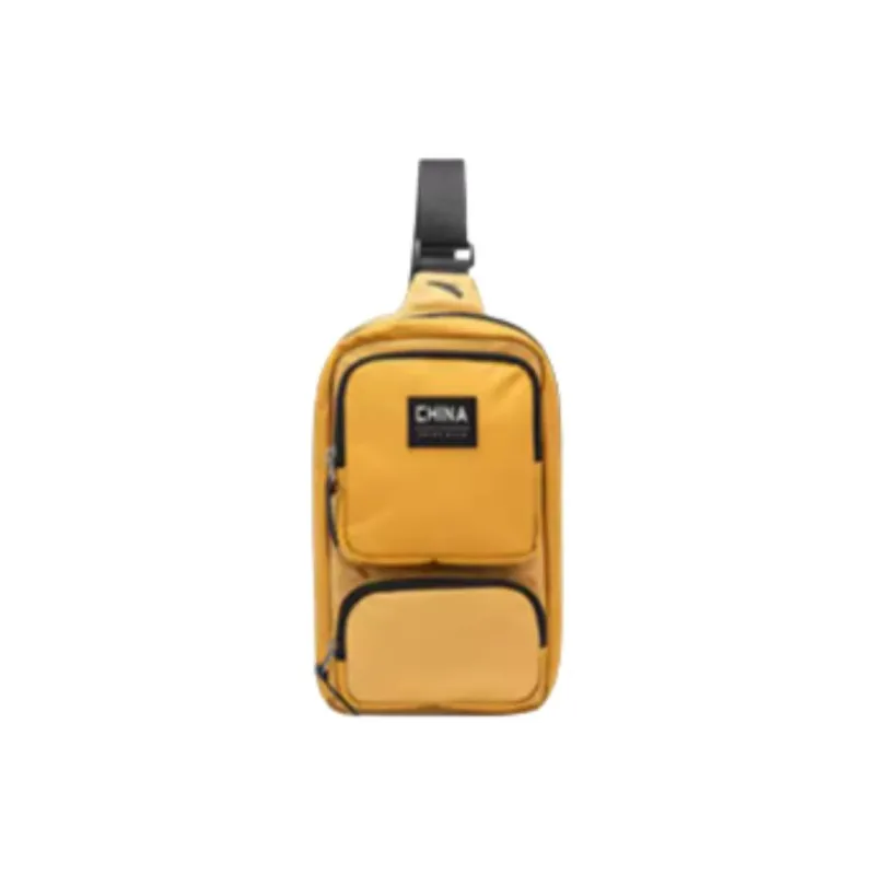 Anta Fabric Sling Bag Unisex Guikhaki-1