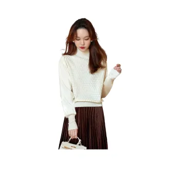 MT Knitwear Women's White