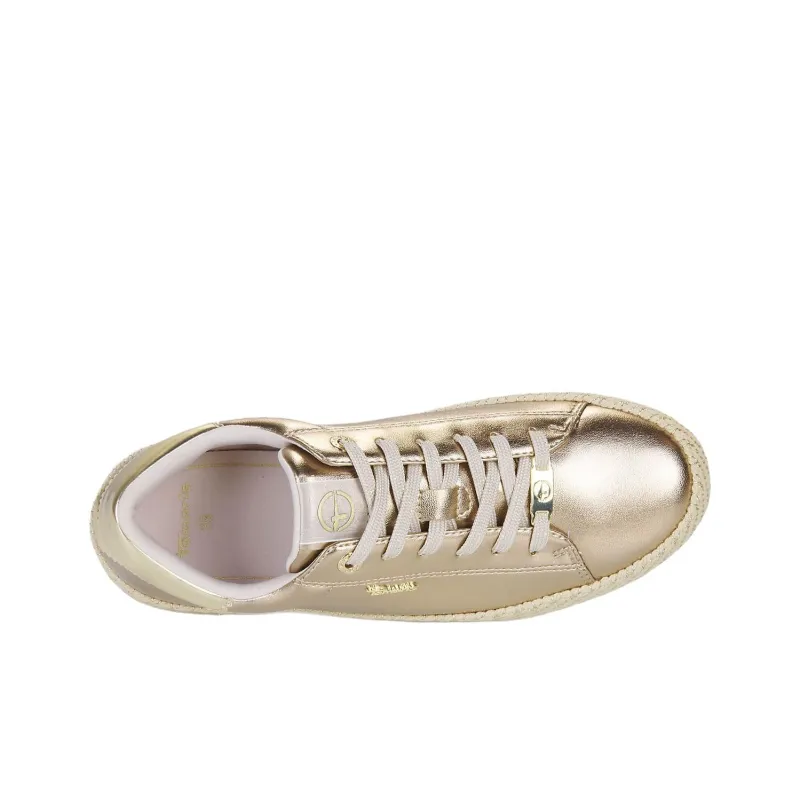Tamaris Low Top Skateboard Shoes Women's Gold-5