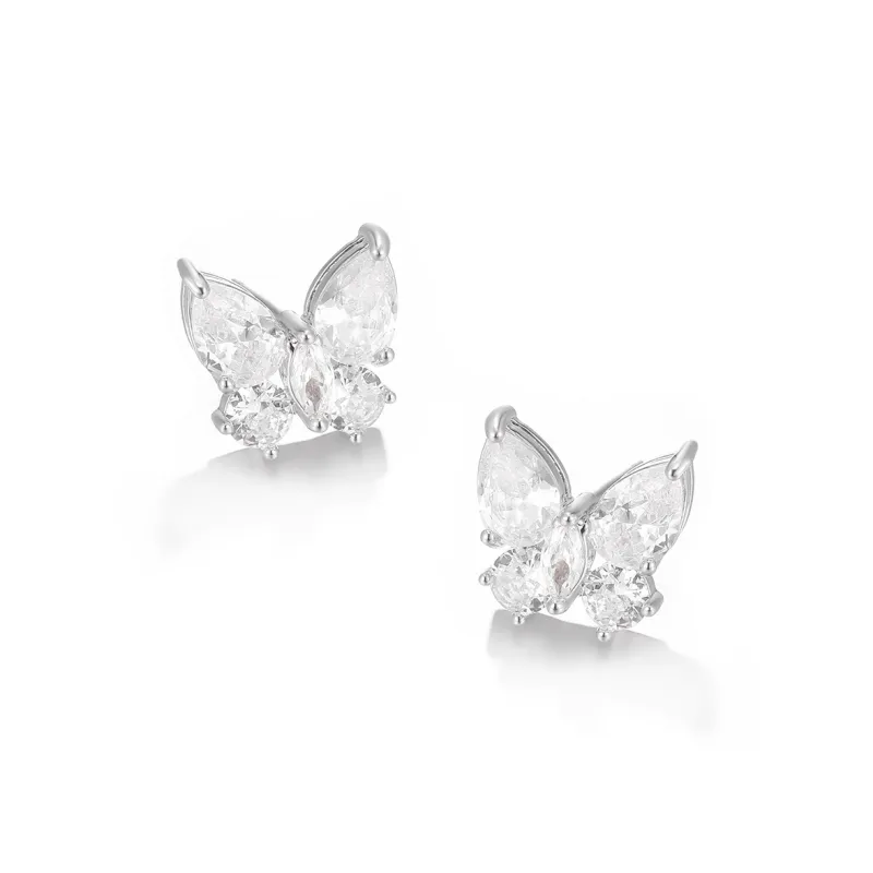 Clect Eco Friendly Alloy Stud Earrings Women's-2
